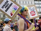 Úastnici akce Queer Parade (erven 2010)