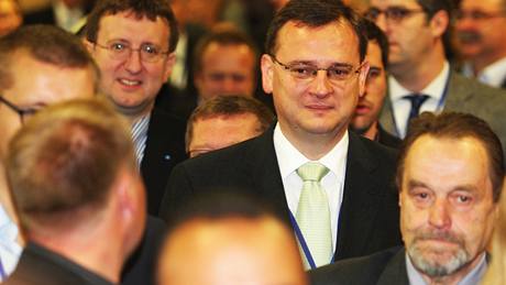 Petr Nečas na kongresu ODS. (20. června 2010)