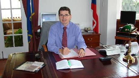 Martin Pohl, český velvyslanec v Jihoafrické republice. 