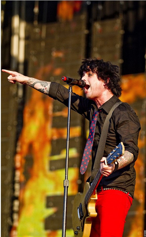 Green Day koncertovali v Praze. (29. ervna 2010)