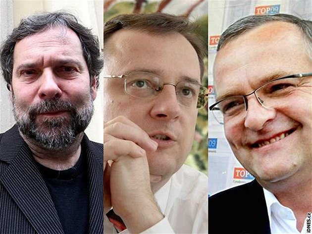 Radek John, Petr Ne�as a Miroslav Kalousek