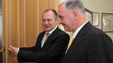 Michal Ha�ek a Stanislav Juránek