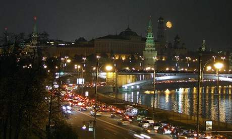 Moskva  pohled na noní Kreml