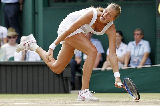 Petra Kvitová v semifinále Wimbledonu proti Seren Williamsové neuspla