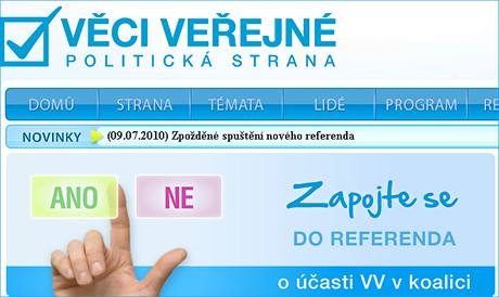 Referendum na internetovch strnkch Vc veejnch.