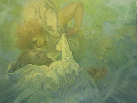 z vstavy Alfons Mucha: Apoteza lsky