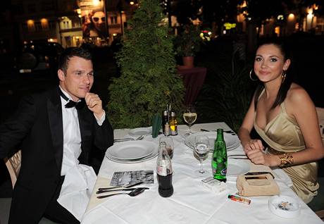 Leo Mare a modelka Hana Svobodov pili na zahjen filmovch Var jako pr 
