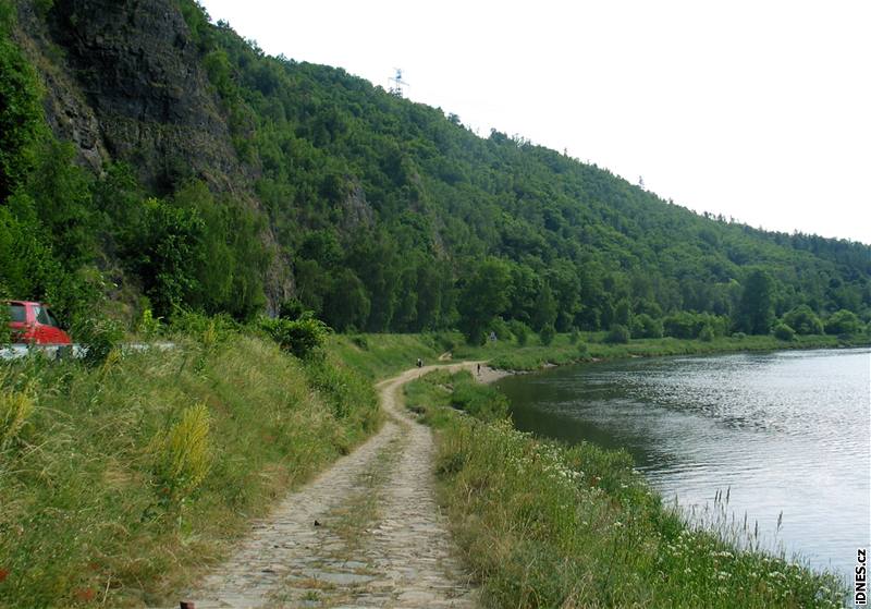 Vyhlídka nad Slapskou pehradou.