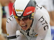 Tony Martin na trati vodn asovky na Tour de France