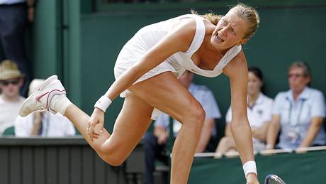 Petra Kvitová v semifinále Wimbledonu proti Seren Williamsové neuspla
