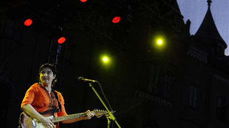 Zpvaka Sinéad O'Connor koncertovala na zámku Sychrov (3. ervence 2010)