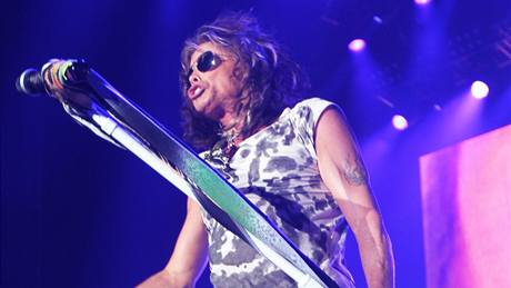 Aerosmith v Praze 1. 7. 2010 (Steven Tyler)