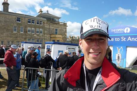 Golfov mnie v St. Andrews bhem British Open 2010.