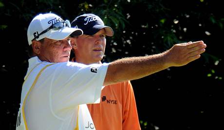 Steve Stricker a jeho caddie, John Deere Classic, 3. kolo