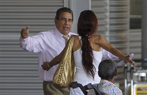 Kubánský disident Julio Cesar Galvez Rodriguez po píletu do Madridu (13. ervence 2010) 