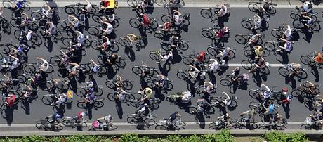 Festival na 60 kilometrech frekventovan nmeck dlnice A40