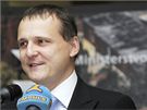 Premiér Petr Neas uvedl Víta Bártu (na snímku) do funkce ministra dopravy. (14. ervence 2010)