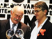 MFFKV 2010 - reisr Jan Svrk a rusk tvrce Nikita Michalkov s Kilovmi glby