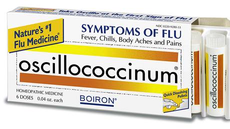 I u nás velmi dobře známé homeopatikum Oscillococcinum od firmy Boiron