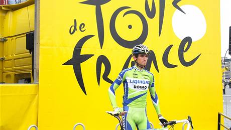 PED ÚTOKEM. Roman Kreuziger na startu 8. etapy Tour de France, kde pak ukázal svoji sílu.
