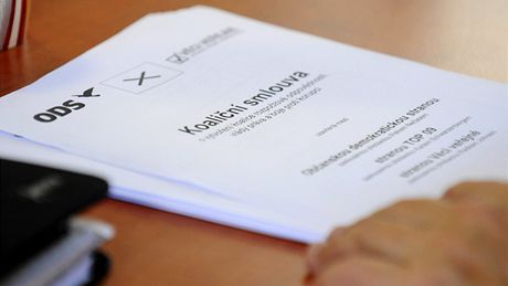 Koaliní smlouva mezi ODS, TOP 09 a VV