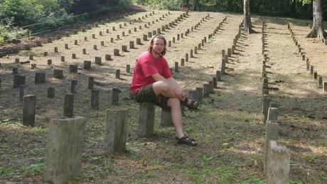 Milan Novák v amfiteátru na Chlumu