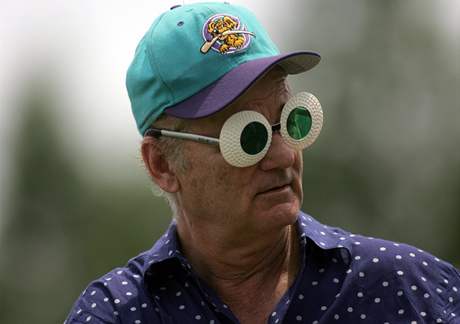 Vniv golfista, herec Bill Murray.