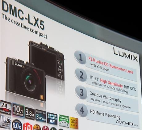 Prezentace fotoapartu Panasonic Lumix LX5