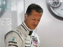 Michael Schumacher po kvalifikaci na Velkou cenu Nmecka
