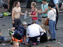 Na Loveparade 2010 v Duisburgu zahynulo nkolik lid pot, co v davu vypukla panika