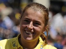 Claire Pedronov bhem Tour de France