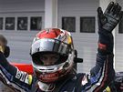 KOSMONAUT? Ne nejrychlejí jezdec kvalifikace na Velkou cenu Maarska Sebastian Vettel
