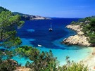 Ibiza, plá Cala Salada