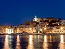 Ibiza a stejnojmenné hlavní msto, Dalt Vila - noní pohled na Staré msto