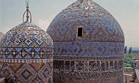 Irnsk muslimsk stavby ve mst Ardabil