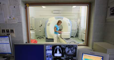 Libue Vachová, laborantka centrálního tomografu v Boskoivcké nemocnici.