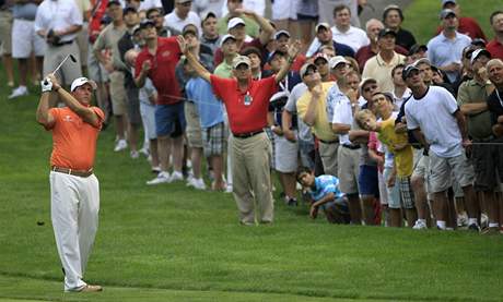 Phil Mickelson, prvn kolo Bridgestone Invitational 2010.