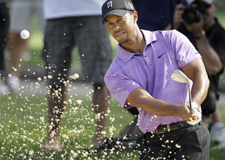 Tiger Woods, druh kolo Bridgestone Invitational 2010.