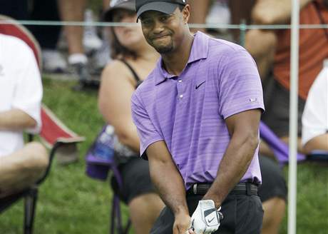 Tiger Woods, druhé kolo Bridgestone Invitational 2010.