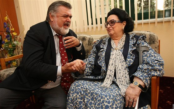 Peter Dvorský a madam Montserrat Caballé 