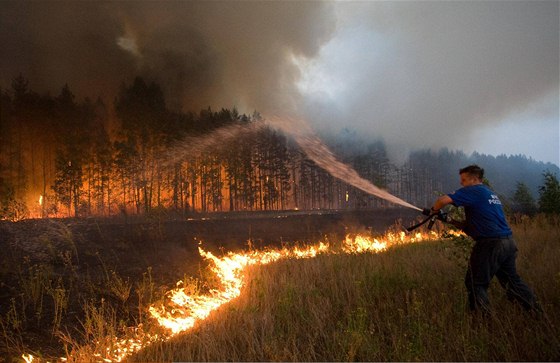 Plameny ruských poár pohlcují desítky tisíc hektar lesa