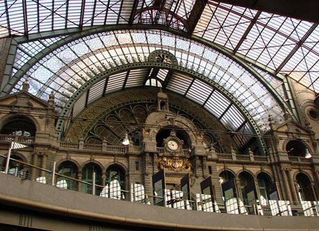 Antwerp Central Station, Antverpy, Belgie