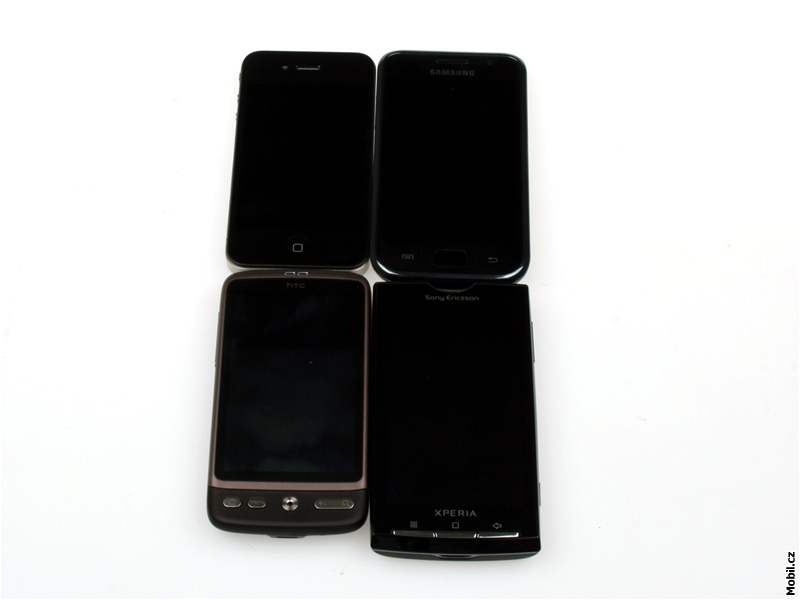 Apple iPhone 4 vs. HTC Desire vs. Samsung Galaxy S vs. Sony Ericsson Xperia X10