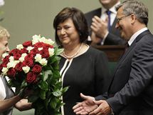 Bronislaw Komorowski se ujal adu polskho prezidenta (6. srpna 2010)