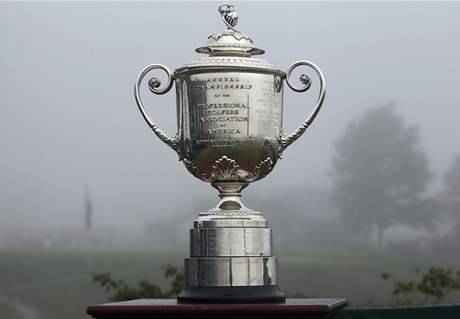 Whistling Straits, PGA Championship,mlha, trofej