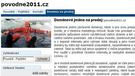 Web povodne 2011.cz