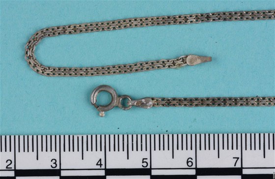 Šperky mrtvé ženy nalezené u Kdyně