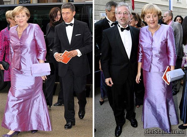 N�mecká kanclé�ka Angela Merkelová p�i�la na Salcburský festival v letech 2008...