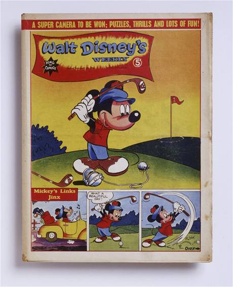 Golfov komiksov srie s Mickey Mousem z roku 1945.