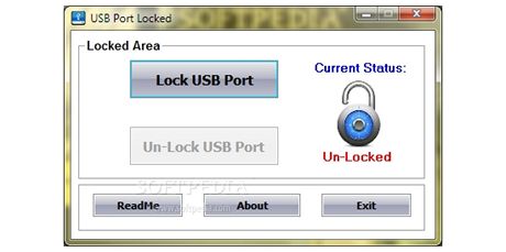 USB Port Locked